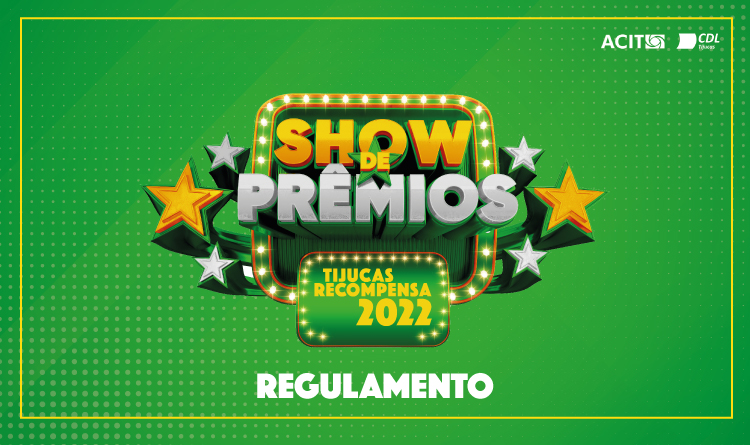 noticia Regulamento Show de Prêmios ACIT/CDL Tijucas